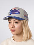 Бейсболка MITCHELL NESS арт. HP14538-WCAGREY Washington Capitals NHL (серый / синий)